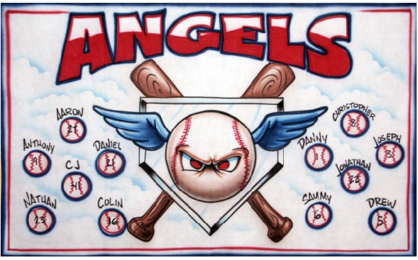 Baseball team banner